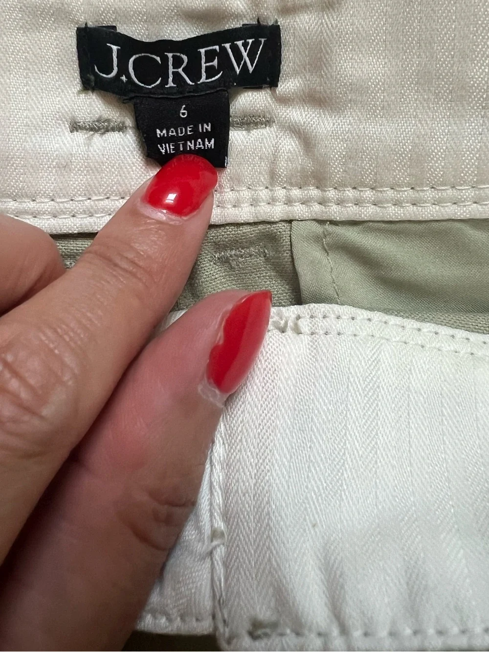 J. Crew Light Sage Shorts